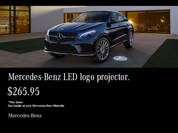 Mercedes benz led logo outlet projector