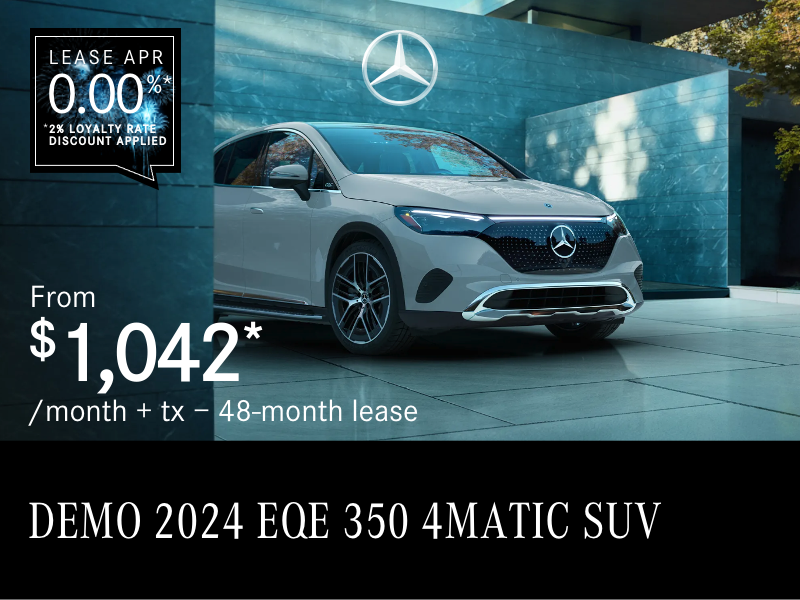 2024 EQE 350 4MATIC SUV from $1,042/month*+tx