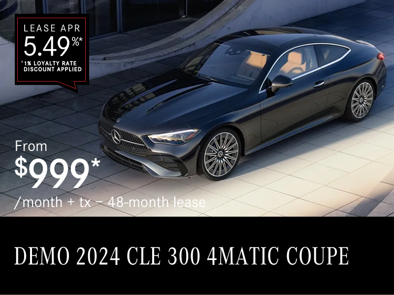 2024 CLE 300 4MATIC COUPE from $999/month*+tx