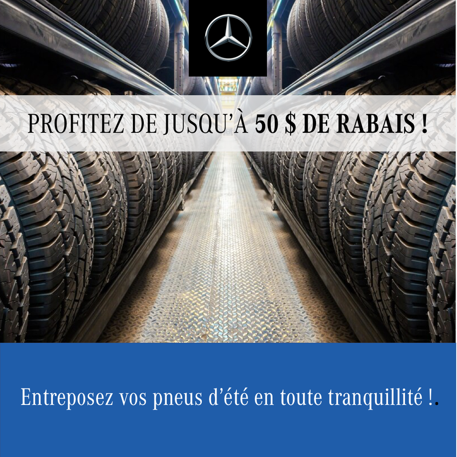 Entreposez vos pneus d’été en toute tranquillité !