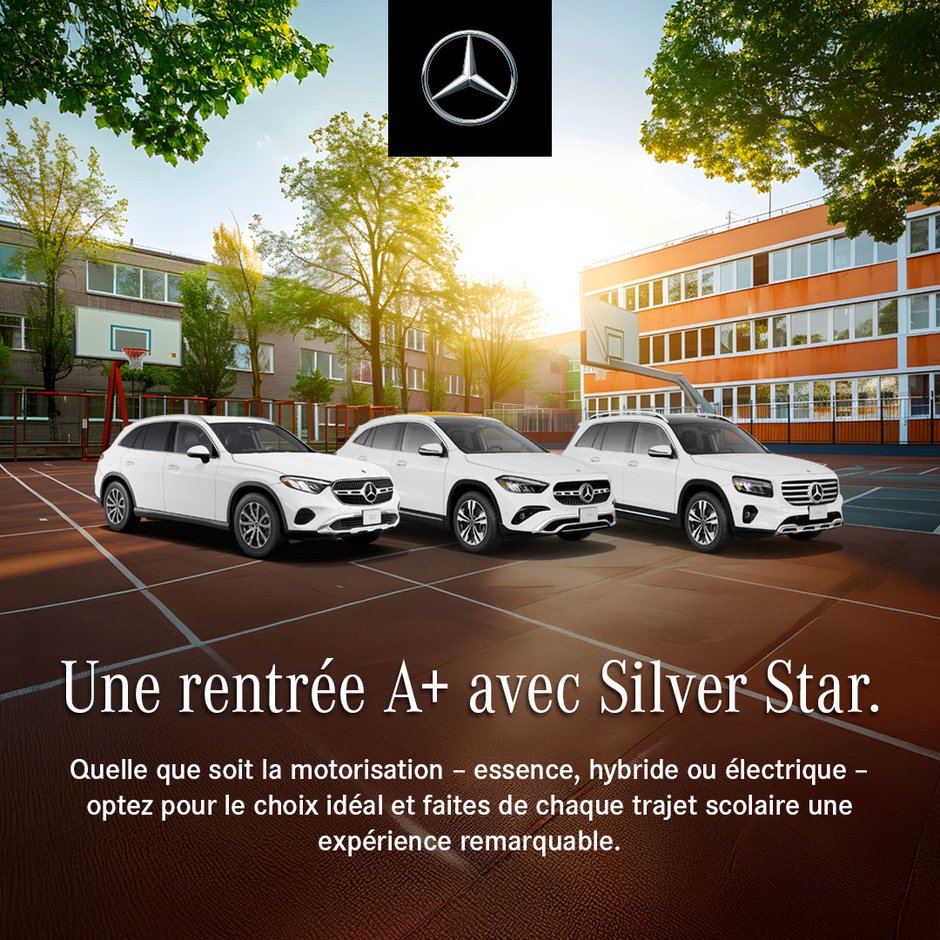Une rentrée A+ avec Mercedes-Benz.