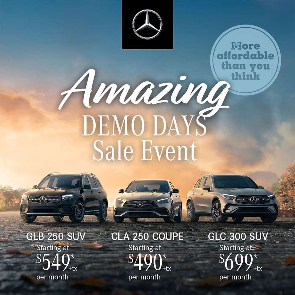 AMAZING Demo Days Sale Event
