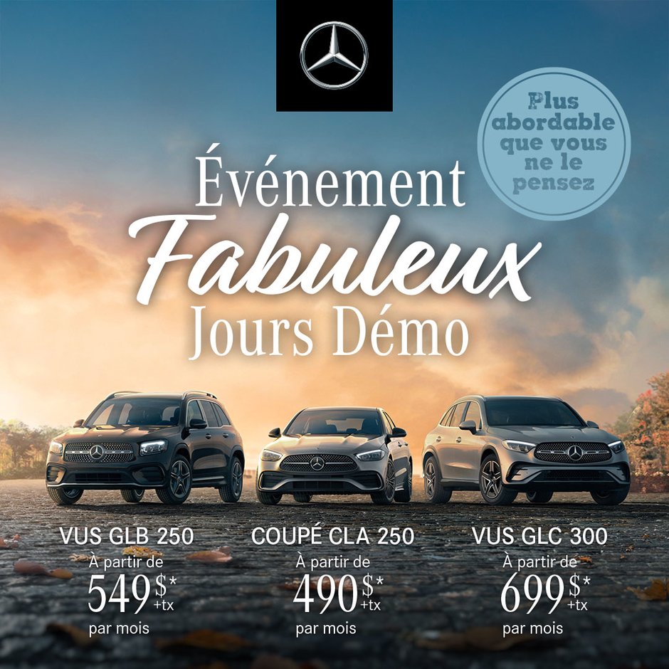 Événement Fabuleux Jours Démo