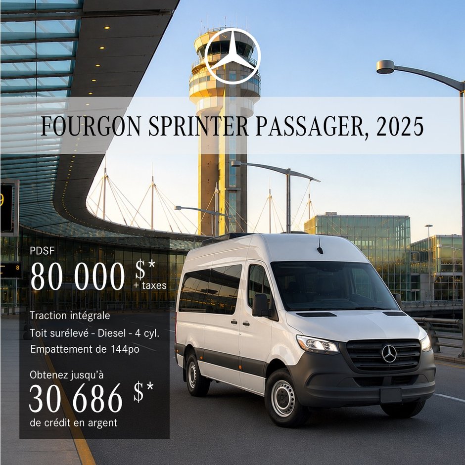 Fourgon Sprinter passager 2500, 2025