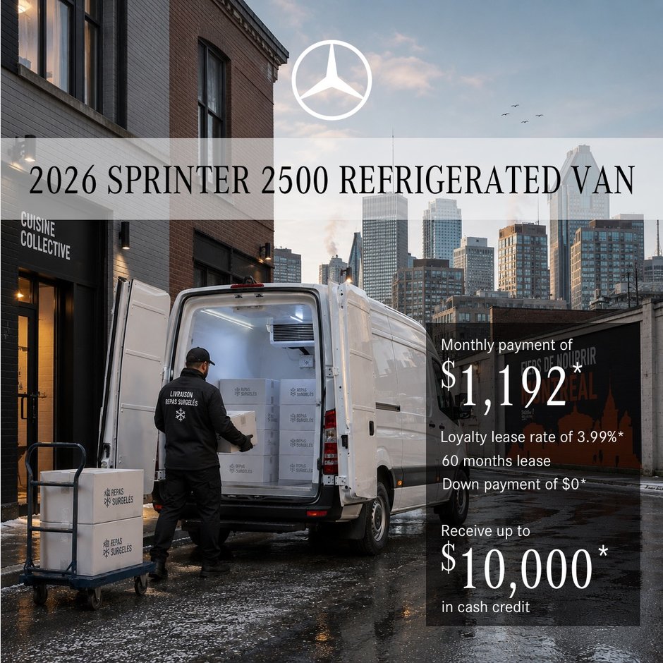 2026 Sprinter Refrigerated Van 2500 High Roof Diesel – 144
