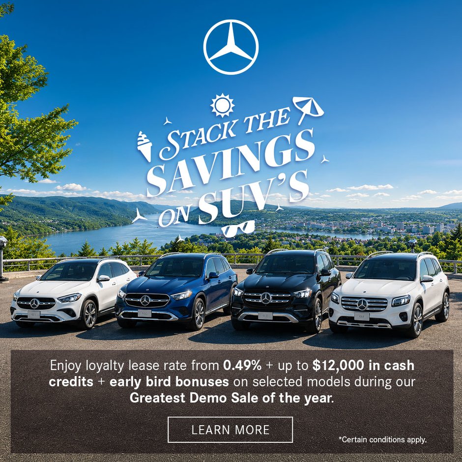 STACK THE SAVINGS ON SUVs.