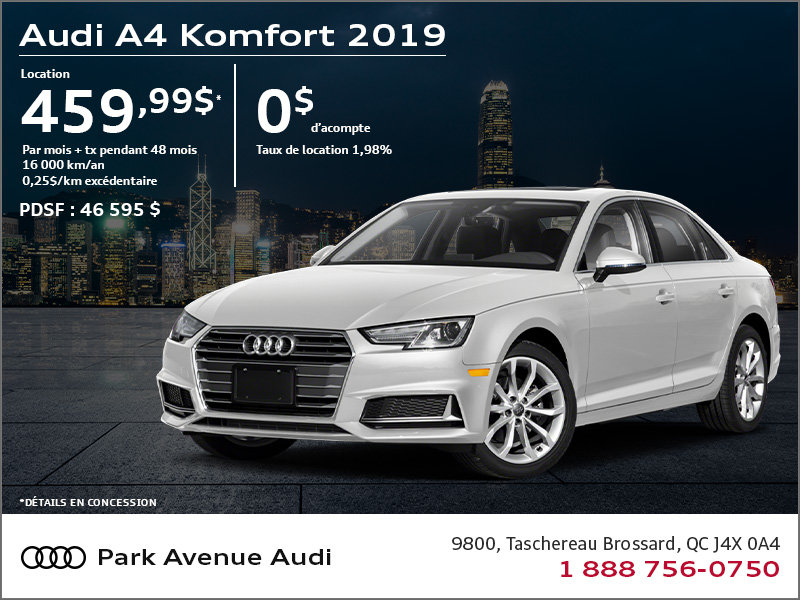 Audi A4 Komfort 2019