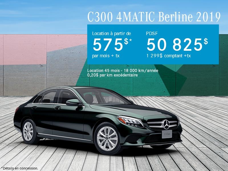 C300 4MATIC Berline 2019