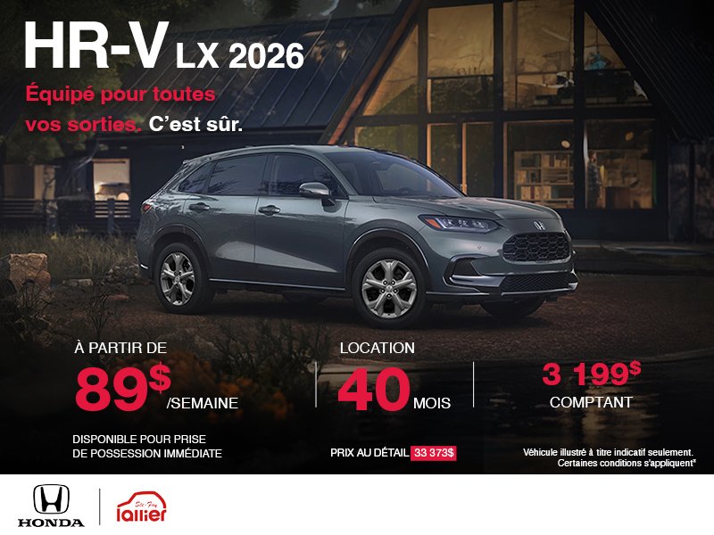HR-V LX 2026