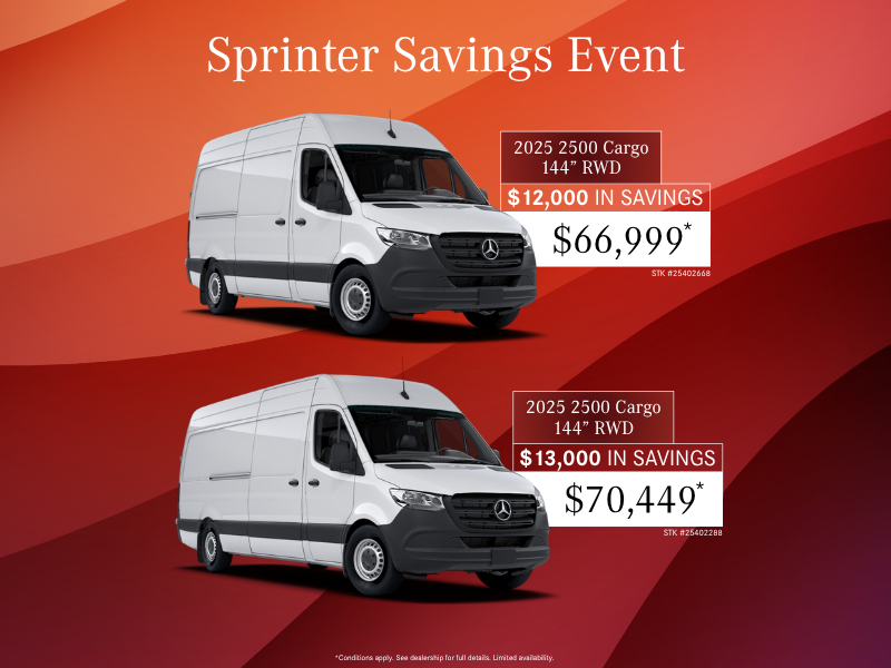 Sprinter Savings Event