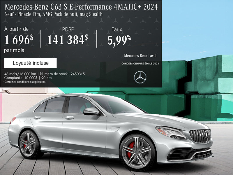 Le Mercedes-Benz C63 4MATIC 2024