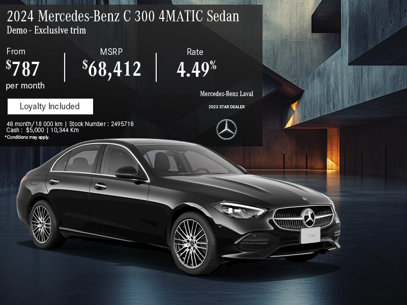 The 2023 Mercedes-Benz C300 4MATIC