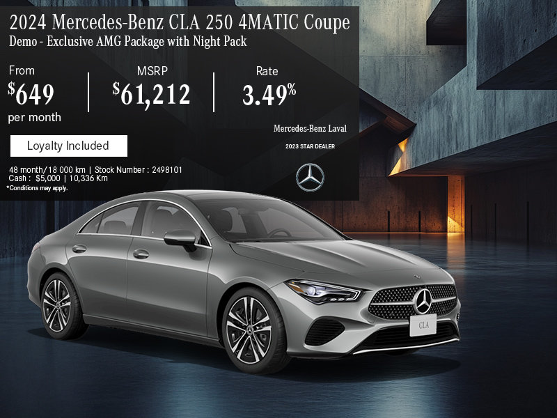 2024 Mercedes-Benz CLA 250 4MATIC Coupe