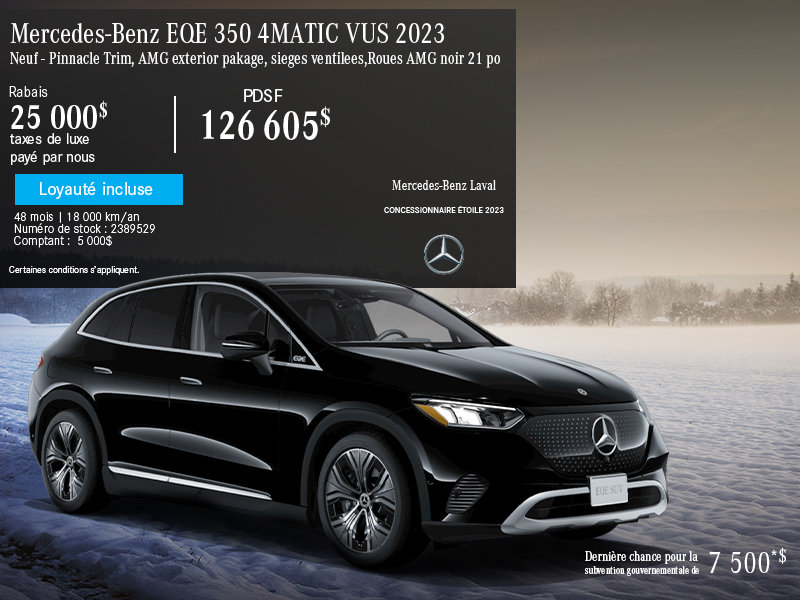 Mercedes-Benz EQE 350 4MATIC SUV 2023