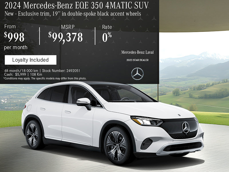 2024 Mercedes-Benz EQE 350 4MATIC SUV