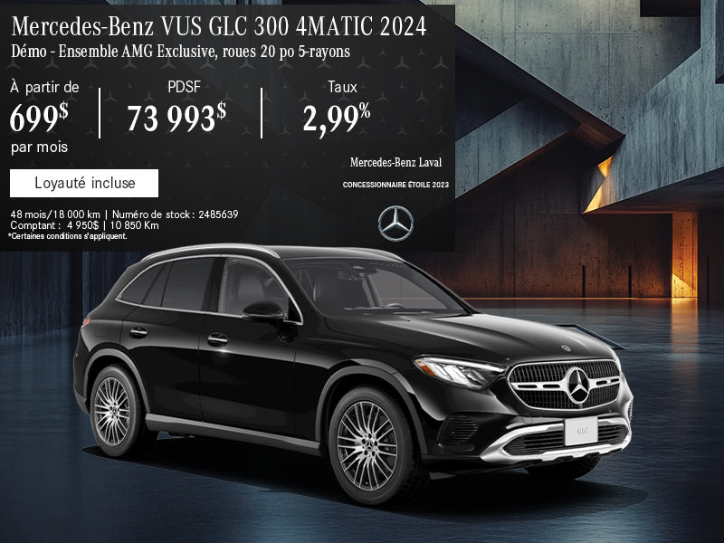 Mercedes-Benz GLC 300 4MATIC SUV 2024