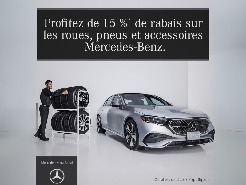 15% sur les jantes, pneus et accessoires*