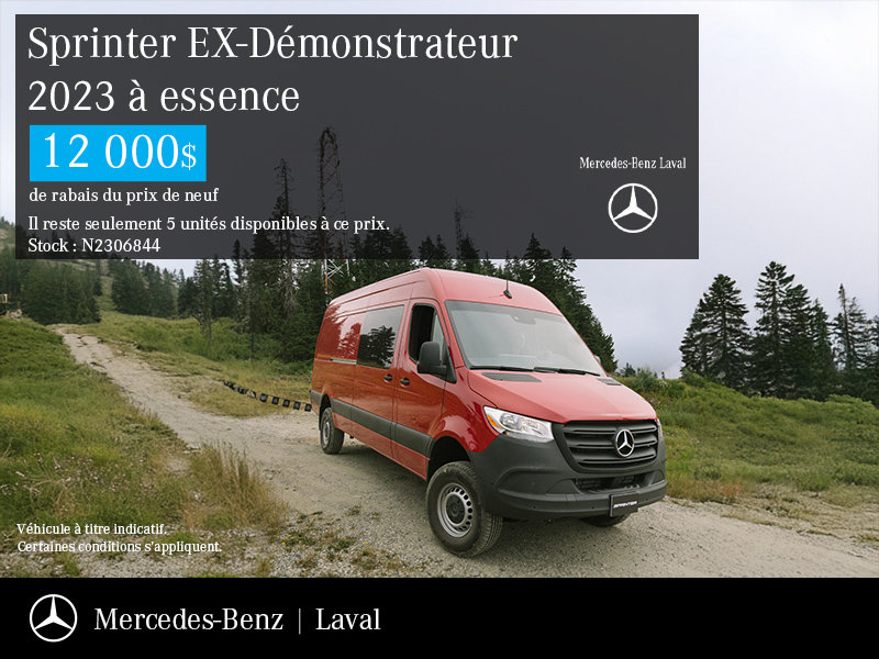 Sprinter EX-Démonstrateur 2023