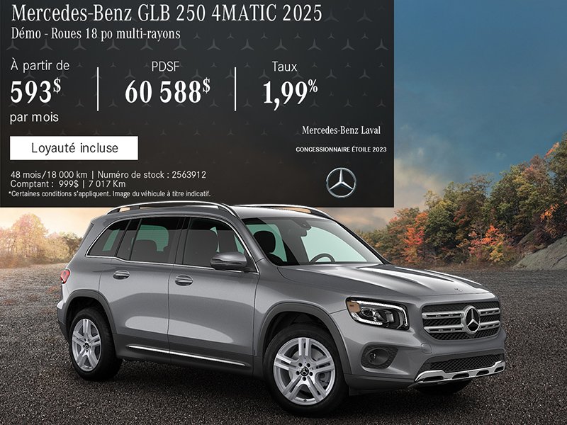 GLB 250 4MATIC 2025