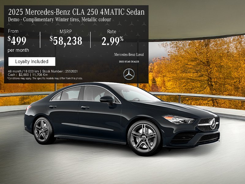 2025 CLA 250 4MATIC Sedan