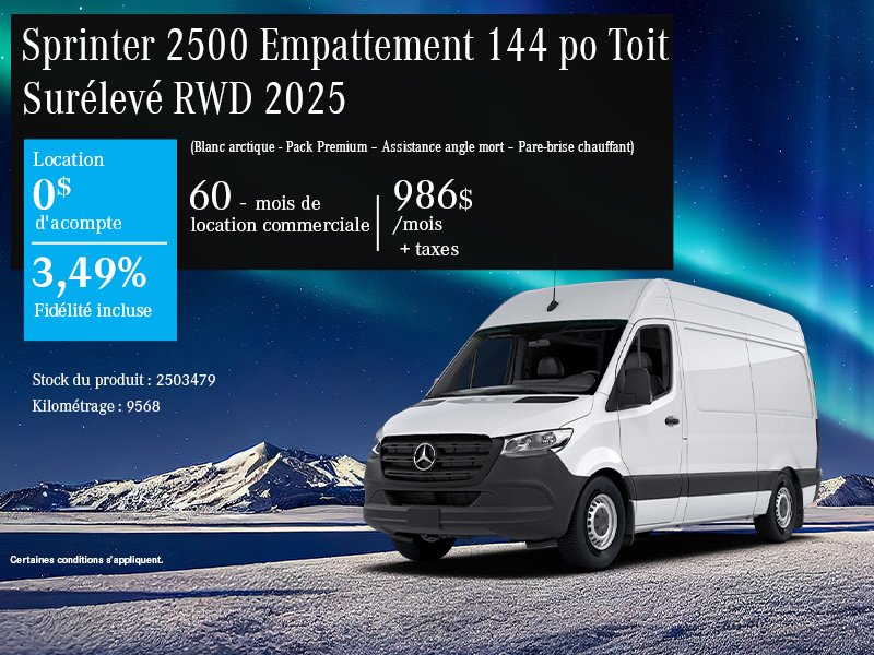 Sprinter 2500 RWD 2025