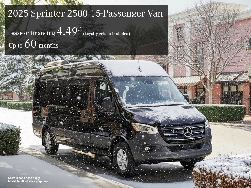 2025 Sprinter 2500 15-Passenger Van