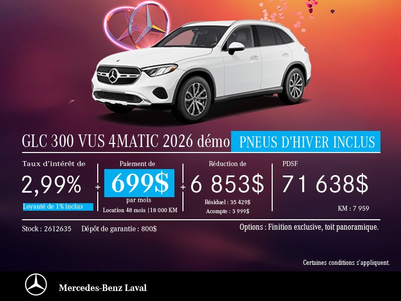 Mercedes-Benz GLC 300 4MATIC 2026