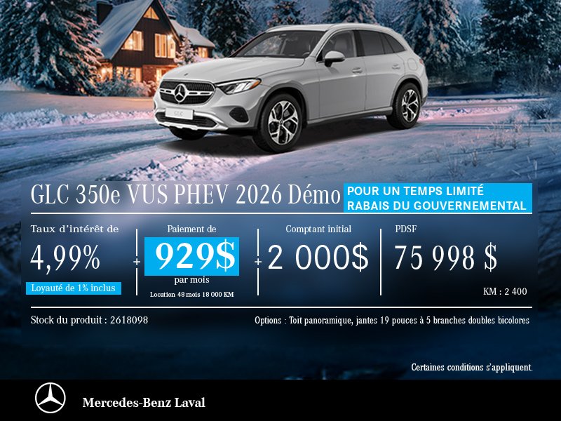 Mercedes-Benz GLC 350e PHEV