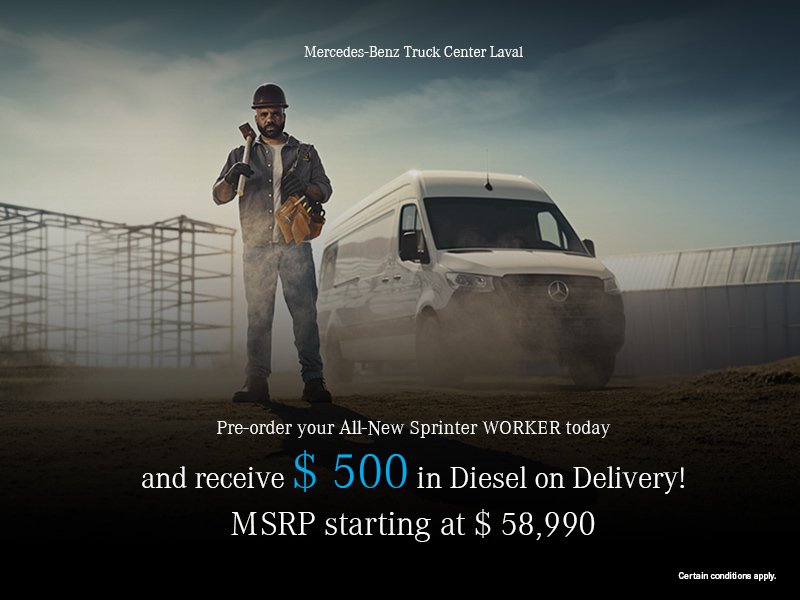 Pre-order your Sprinter WORKER