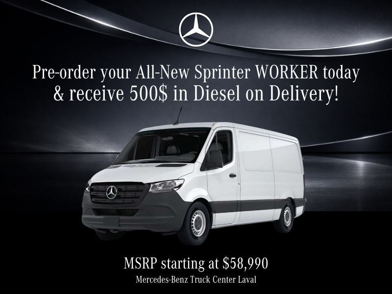 Pre-order your Sprinter WORKER