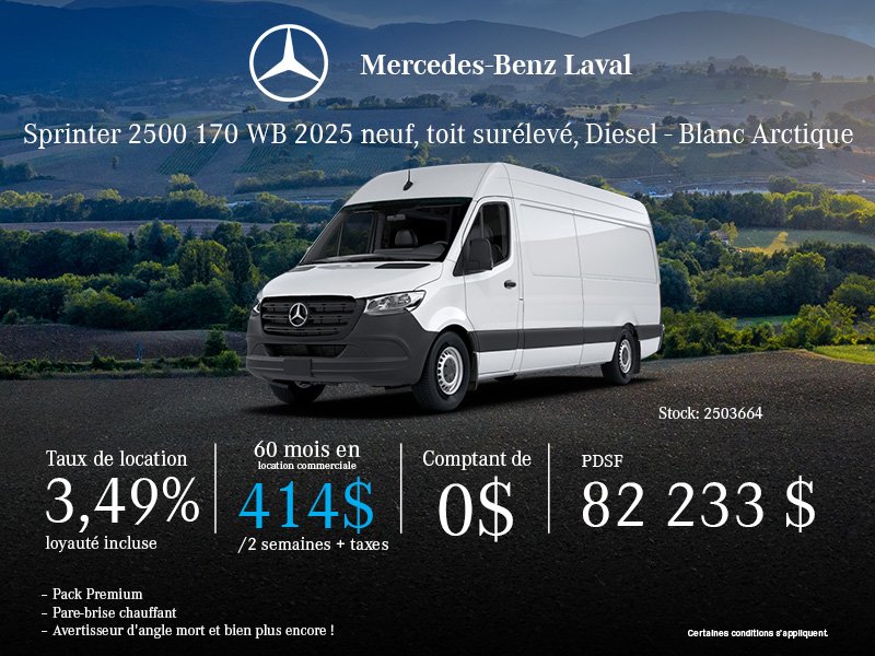 Sprinter 2500 170 WB 2025