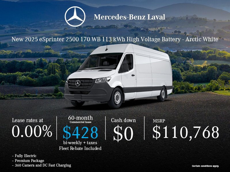 2025 eSprinter 2500 170