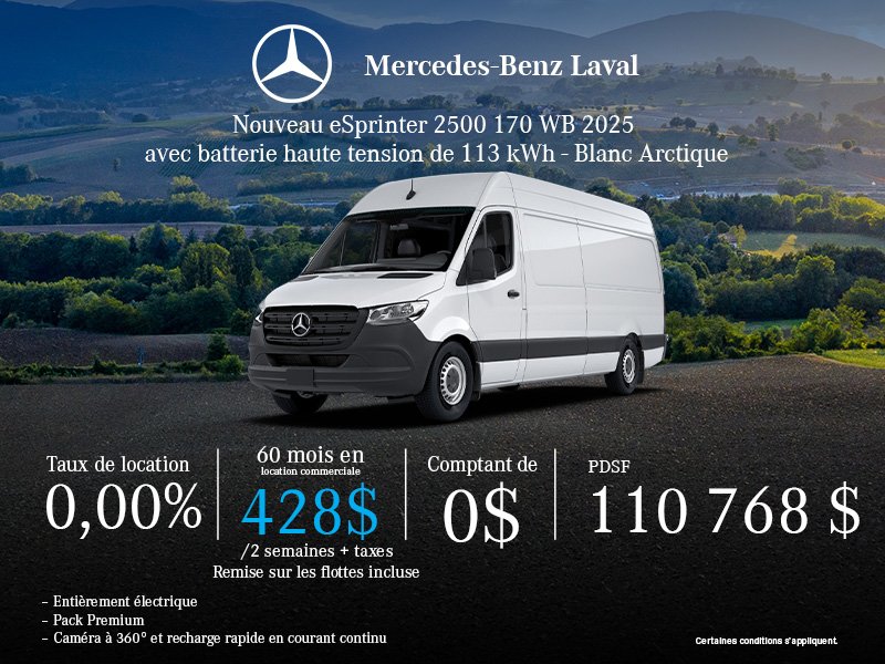 eSprinter 2500 170 WB 2025