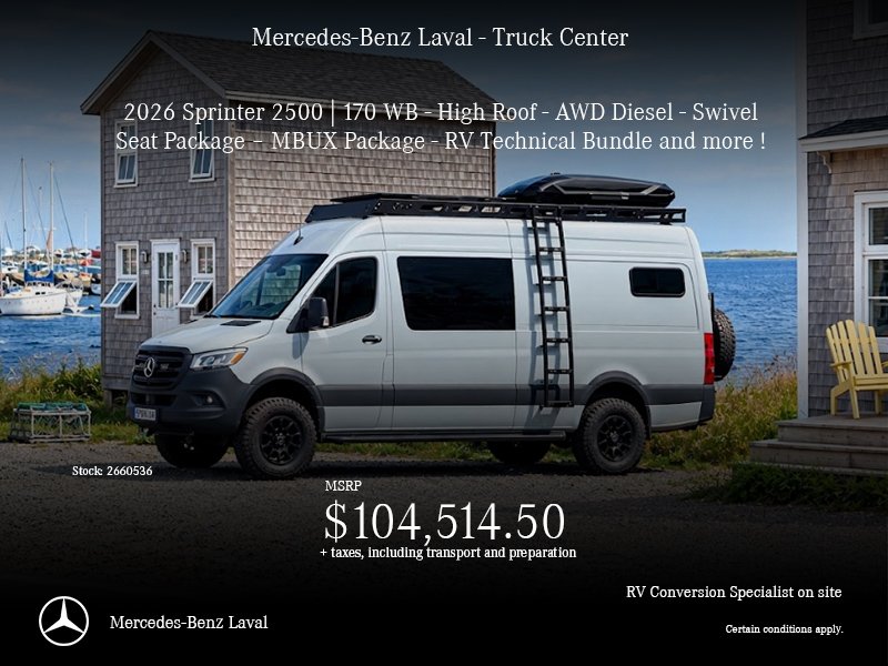 2026 Sprinter 2500 AWD