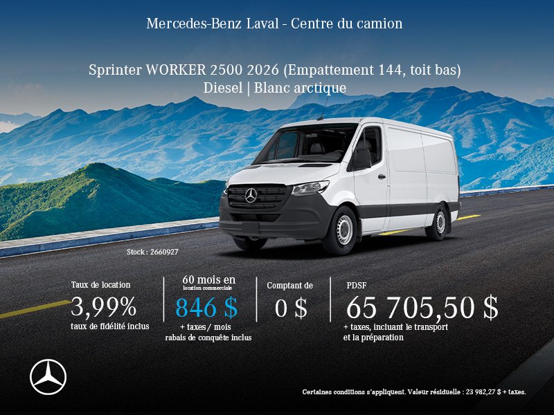 Sprinter WORKER 2500 2026