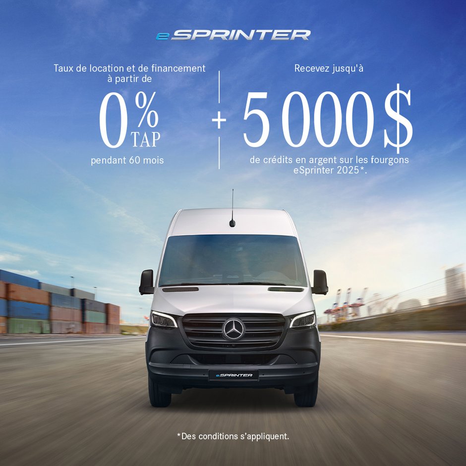 Drive the 2025 eSprinter