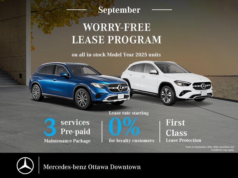 September - Worry-Free Lease