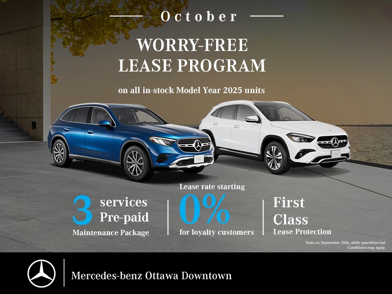 October - Worry-Free Lease