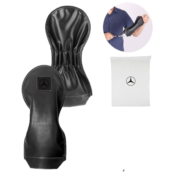 Leather Golf Club Head Cover, Black