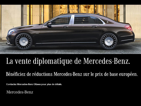 La vente diplomatique de Mercedes-Benz.