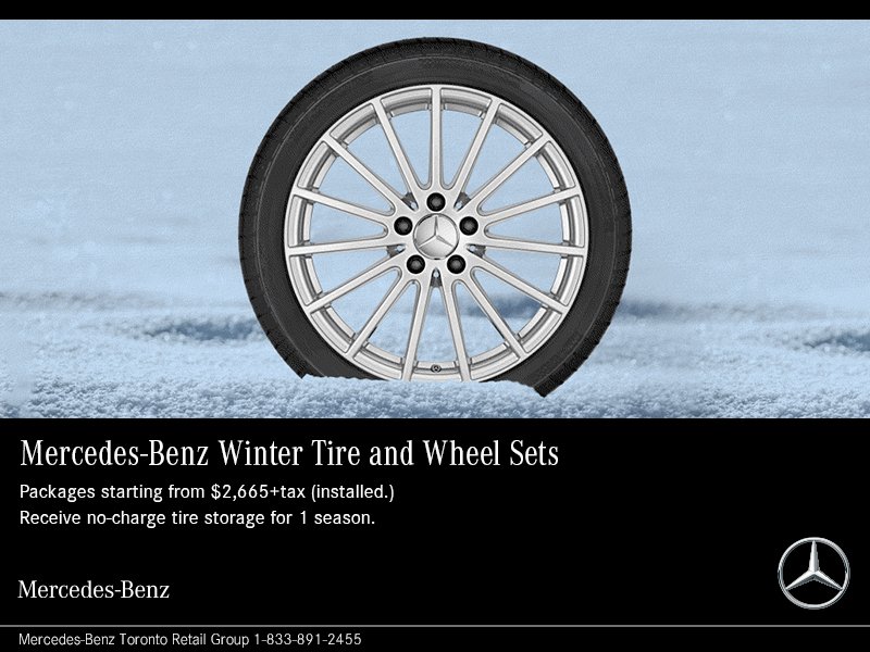 Mercedes-Benz Winter Tire and Wheel Packages