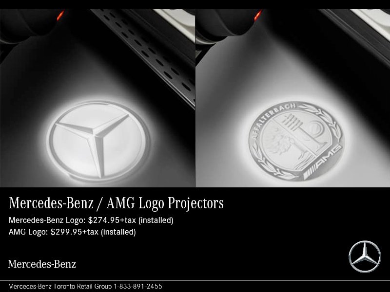 Mercedes-Benz/AMG LED Logo Projectors