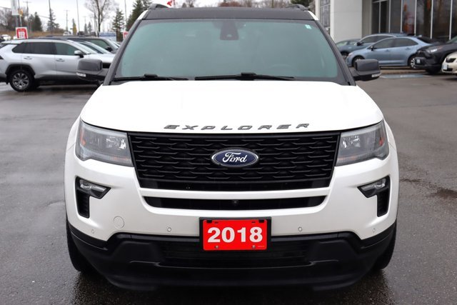 2018 Ford Explorer Sport 4WD, Leather Heated & Ventilated Seats, Dual Sunroof, Navigation, 2 Sets of Wheels-4