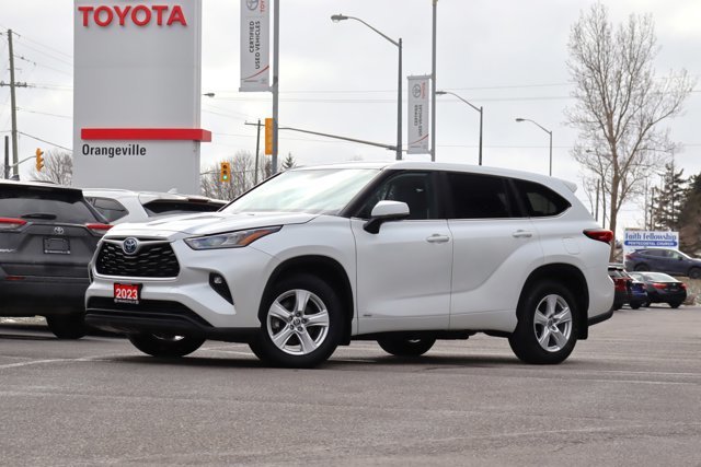 2023 Toyota Highlander Low KM!! LE Hybrid Electric AWD, 8 Pass, Heated Seats, EV Mode, Toyota Certified Used Vehicle-0