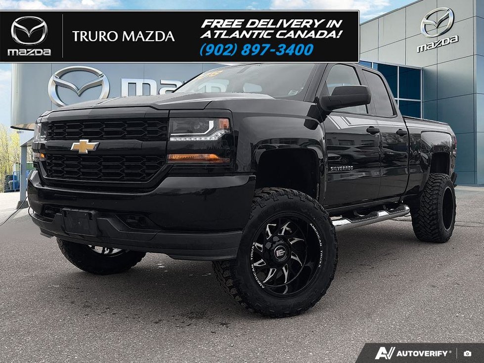 Chevrolet SILVERADO K1500 CUSTOM $108/WK+TX! 5.3L! LIFTED! 4X4! 2018