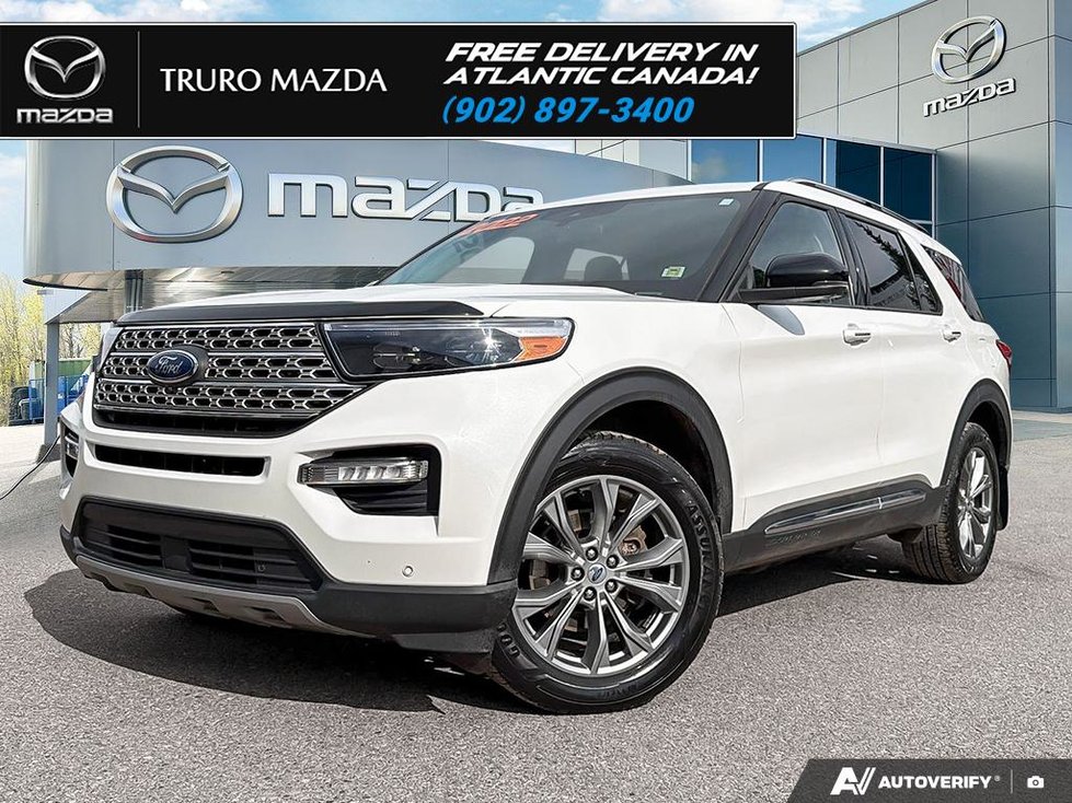 2022 Ford EXPLORER LIMITED $127/WK+TX! ONE OWNER! PANO ROOF! LEATHER! 360 CAM