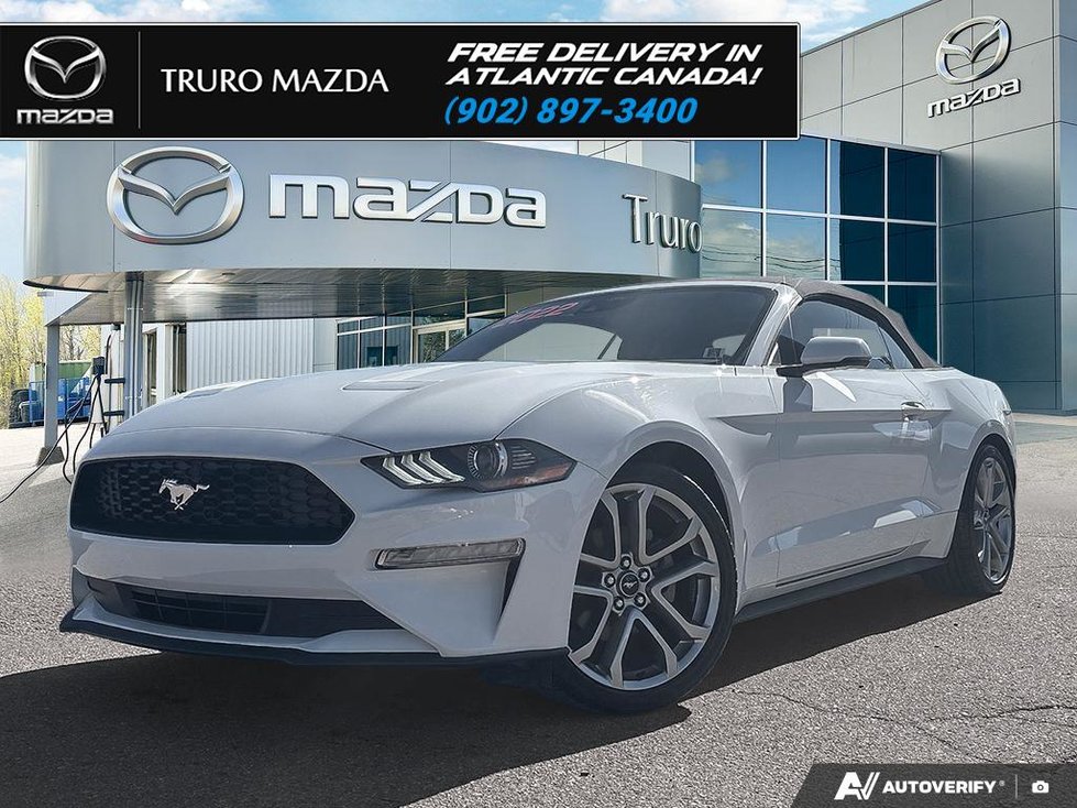 Ford MUSTANG $138/WK+TAX! ONE OWNER! ULTRA LOW KMS! RED LEATHER 2022