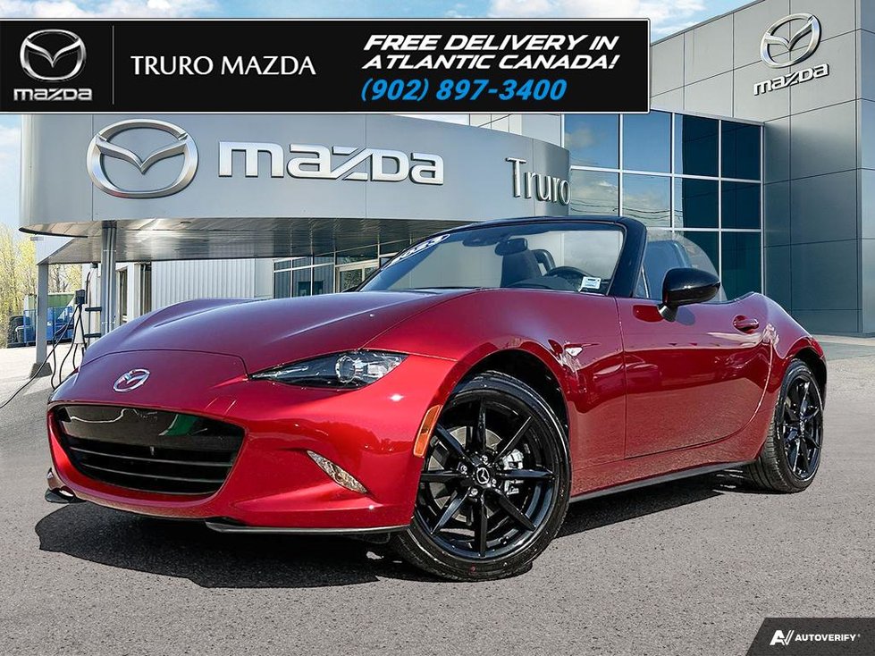 2023 Mazda MX-5 GS $113/WK+TX! ONE OWNER! LOW KMS! MANUAL!