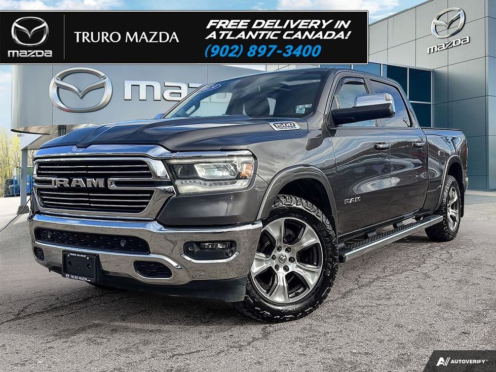 2019 Ram 1500 Laramie $132/WK+TX! HEMI! PANO ROOF! REMOTE START! 4X4!