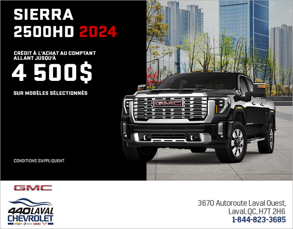 Le GMC Sierra 2500HD 2024